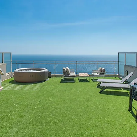 Jardins De Monaco - Vue - Jacuzzi - Parking شقة كاب داي